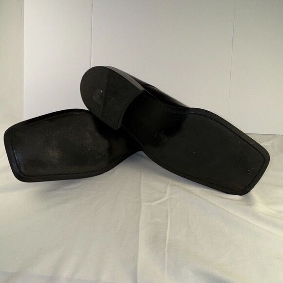 Stacy Adams Square Toe 23007-01 Men's Size 8M Black Leather - Picture 5 of 5